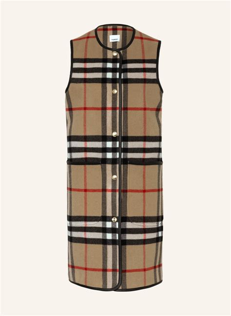 burberry weste damen